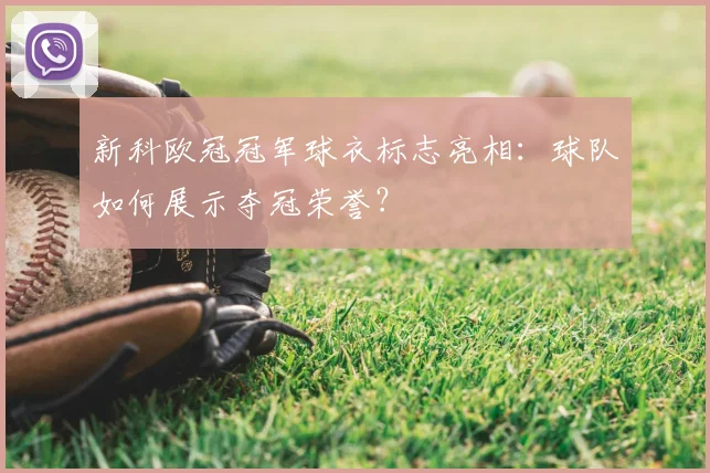 新科欧冠冠军球衣标志亮相：球队如何展示夺冠荣誉？